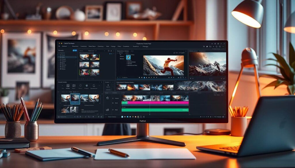 A user-friendly video editing interface showcasing simple tools for beginners, highlighting top free video editors.